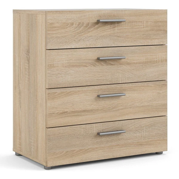 Tele Chest of 4 Drawers in Oak