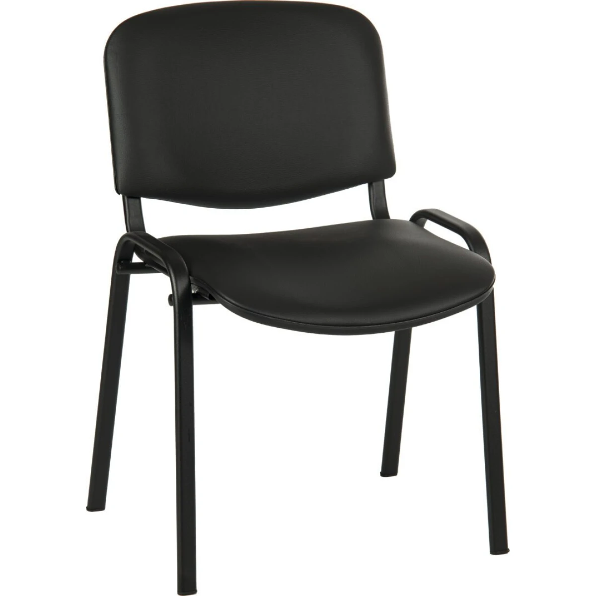 Terrence Comfortable Black  Chair Pu