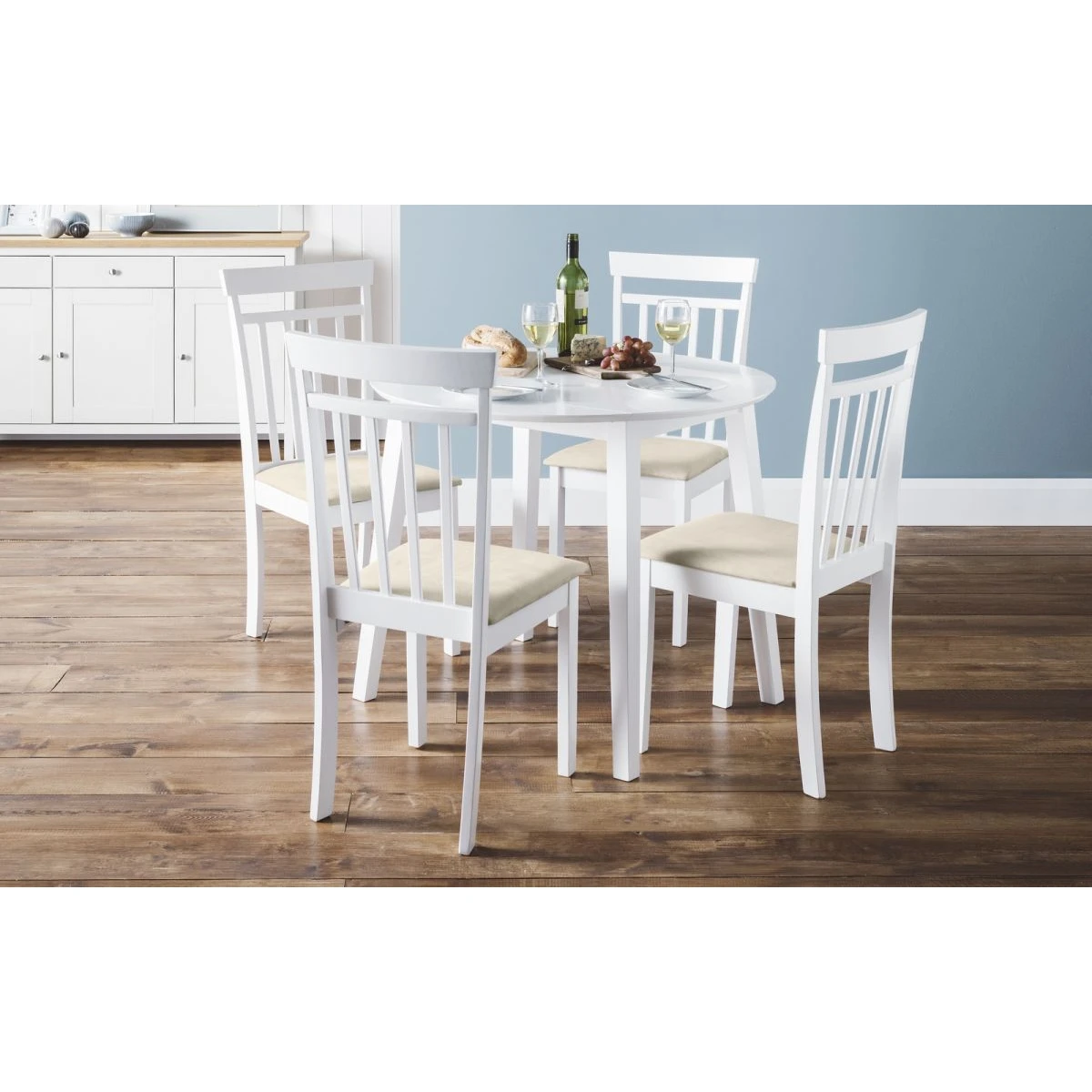 Corisel Wooden White Chair - Image 2