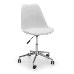 Danica Office Chair White/Chrome Height Adjustable