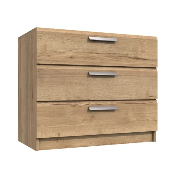 Wister Three Drawer Chest Fully Assembled