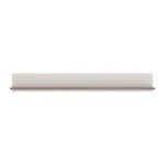 White Wall Shelf With Truffle Oak Trim - Image 2