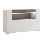 Canada 3 Door Sideboard Open Shelving (Inc Plexi Lighting)