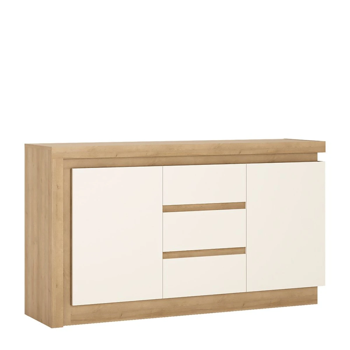 Lion White 2 Door 3 Drawer Sideboard (Including Led Lighting)