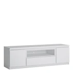 Karino 2 Door 1 Drawer 166 cm Wide TV Cabinet In White