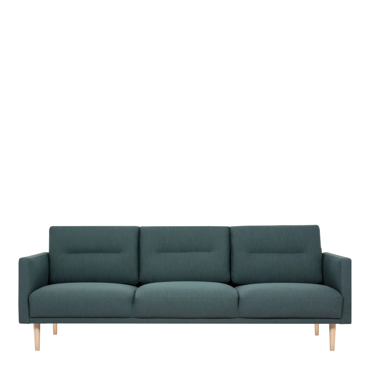 Vickie 3 Seater Sofa - Dark Green Oak Legs