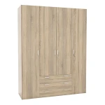 Zacon Bedroom Wardrobe - Oak 4 Doors