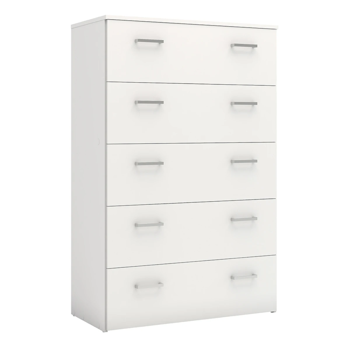 Chest Of 5 Drawers In White