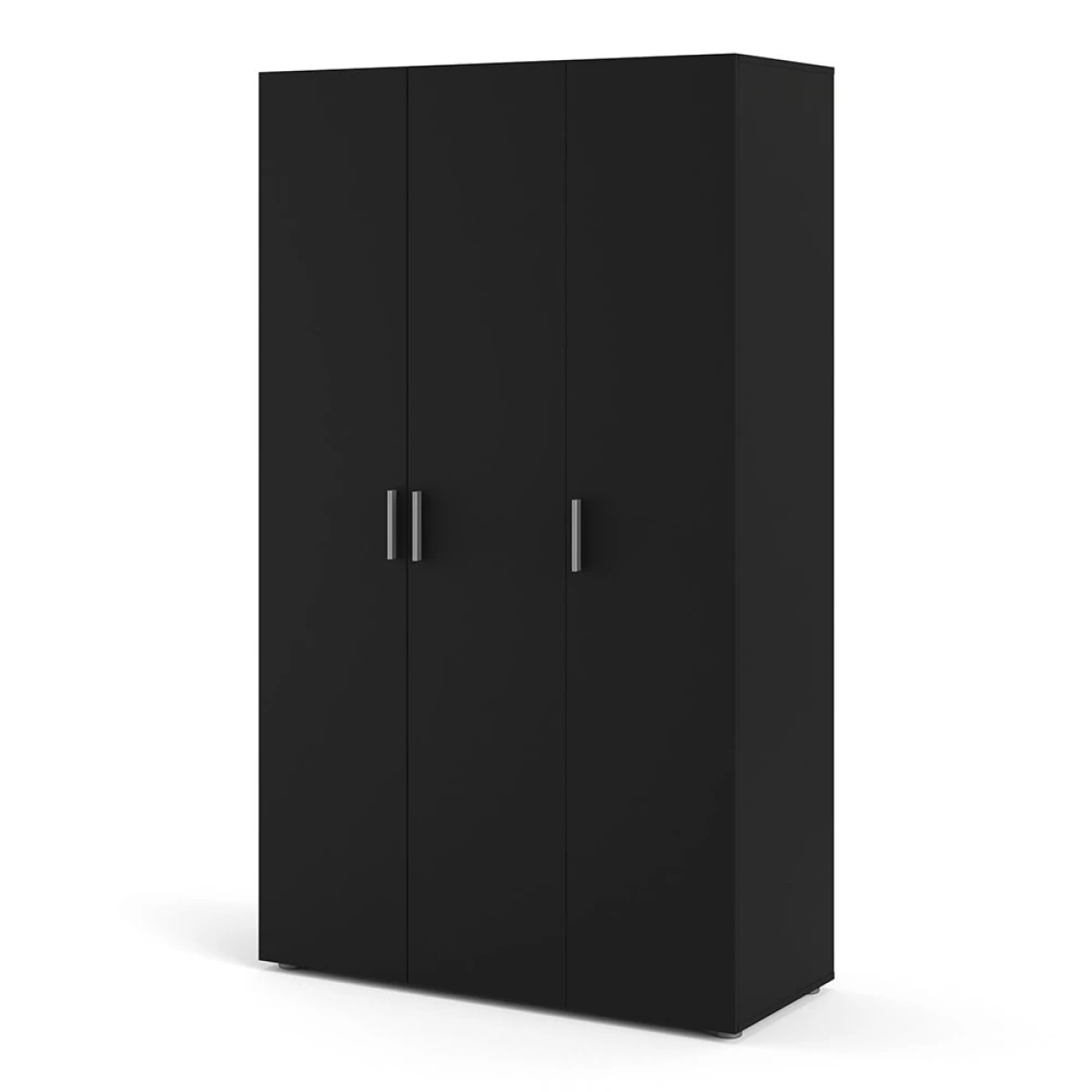 Tele Wardrobe with 3 doors in Black