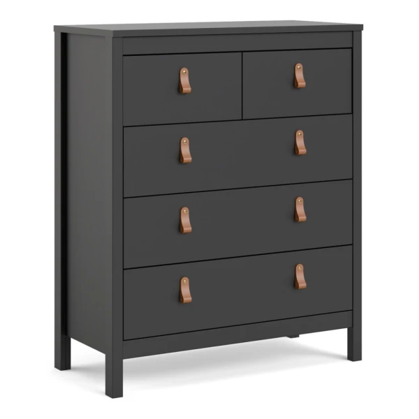 Bartikan Chest 3+2 Drawers in Matt Black