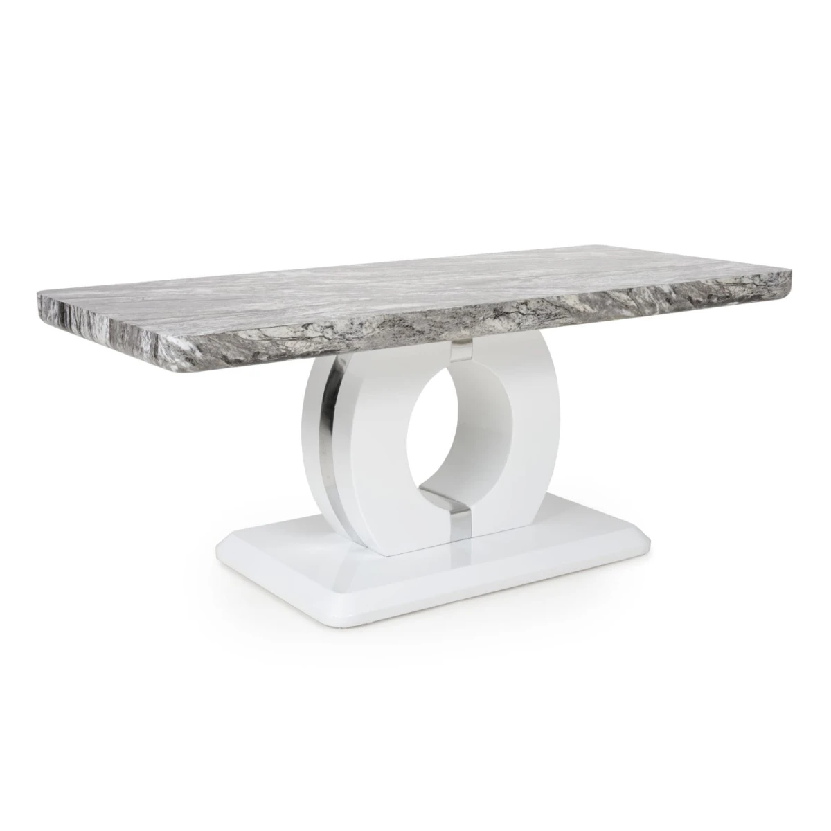 Poseidon Marble Effect Top Coffee Table