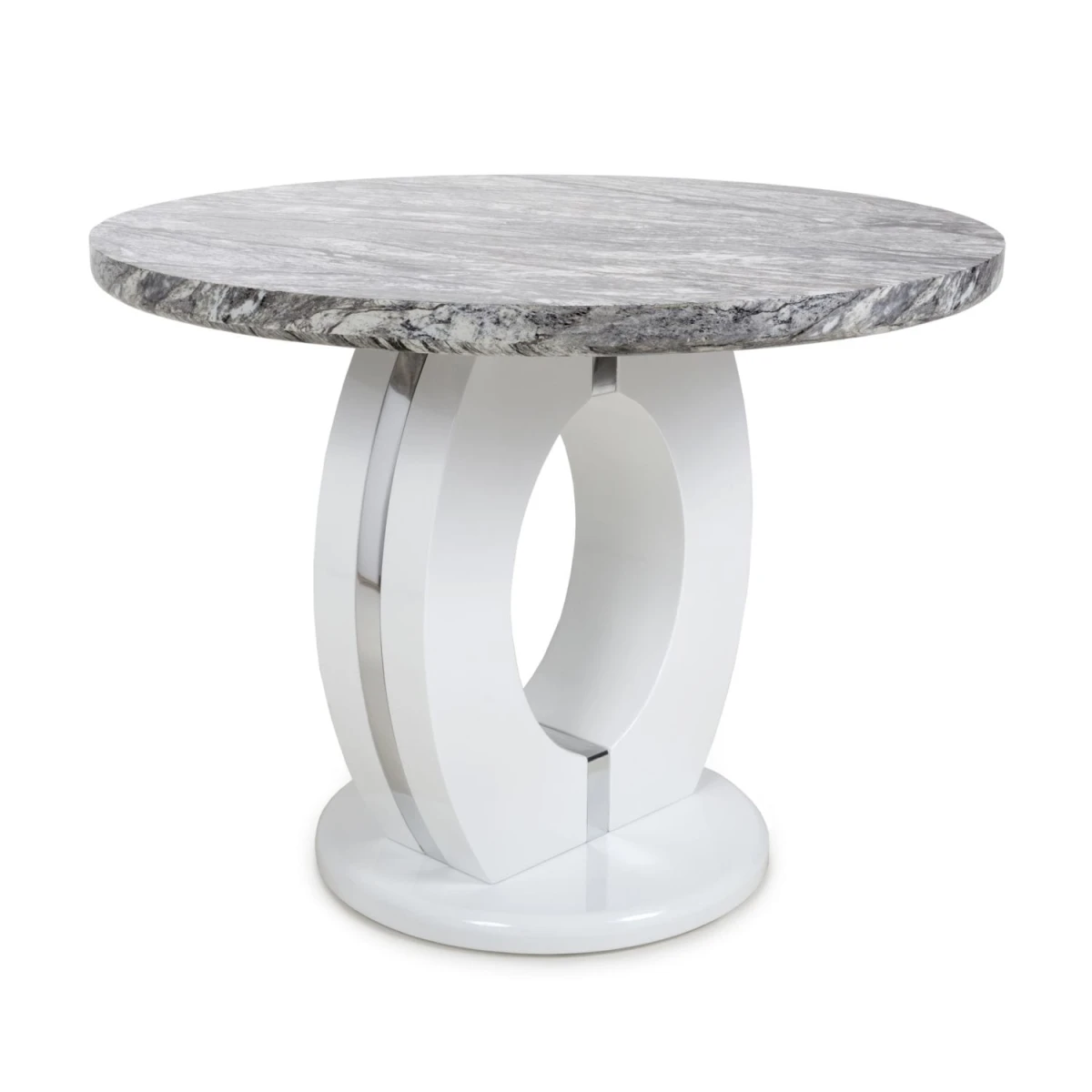 Poseidon Round Marble Effect Top Table