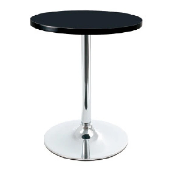 Coltine Small Round Bistro Black Table