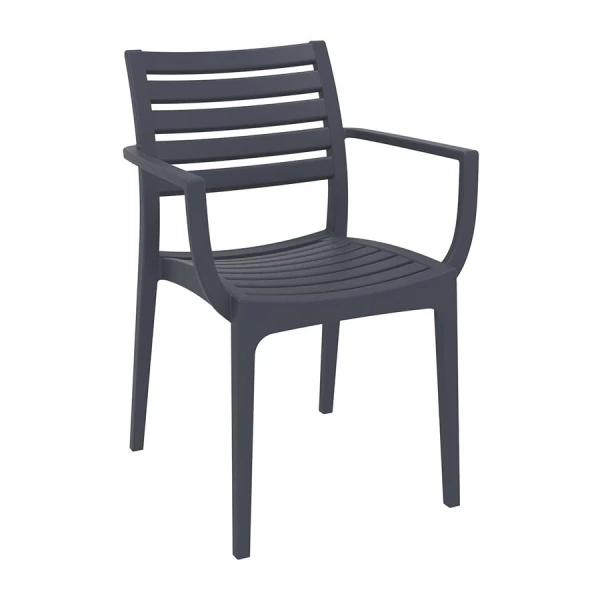 Netris Arm Chair - Dark Grey