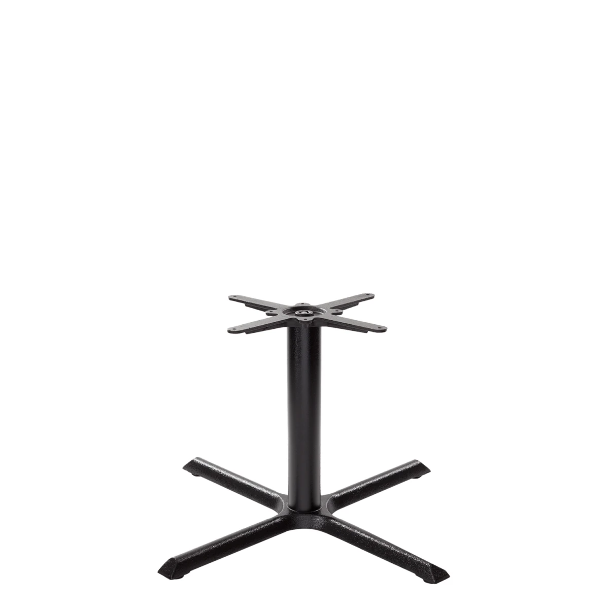 Black Cruciform Table Base - Large - Coffee Height - 480 Mm