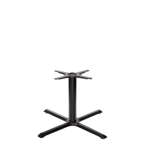 Black Cruciform Table Base - Large - Coffee Height - 480 Mm