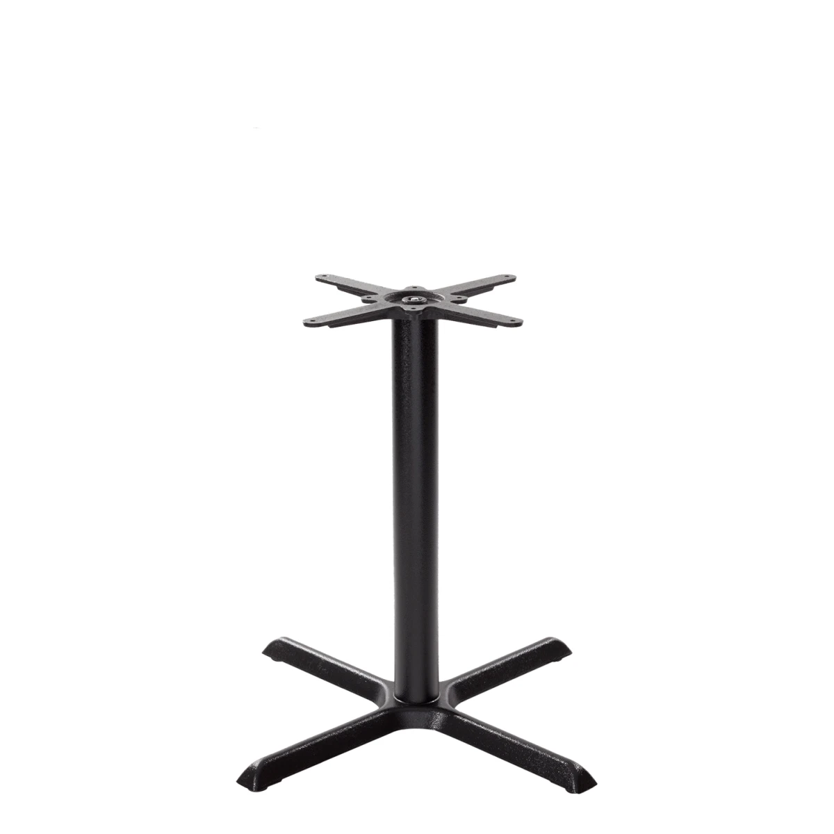 Black Cruciform Table Base - Medium - Height - 730 mm