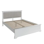 Werik White King-size Bed Frame