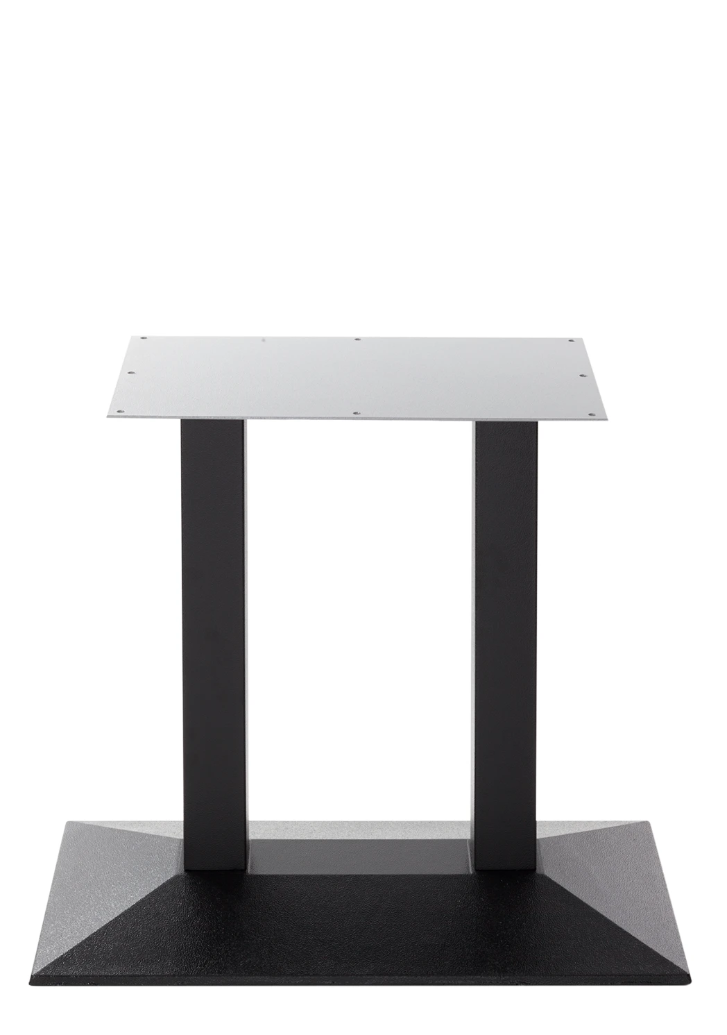 Black Cast Iron Pyramid Table Base - Twin - Height - 730 mm Black Cast Iron Pyramid Table Base - Twin - Height - 730 mm