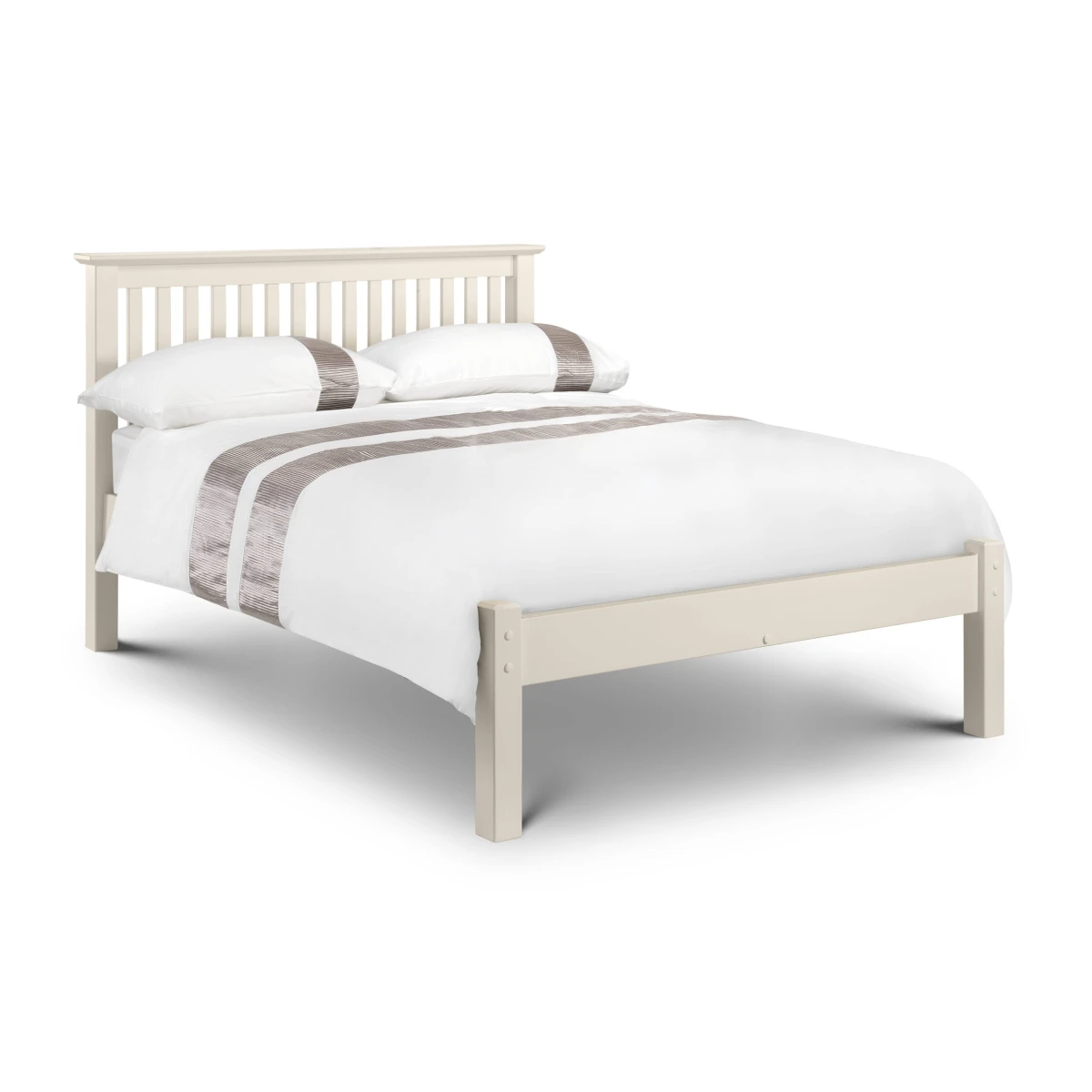 Cadiz Bed Lfe White 150Cm