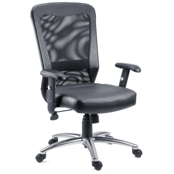 Squear Office Chair Executive Mesh Chair Leather