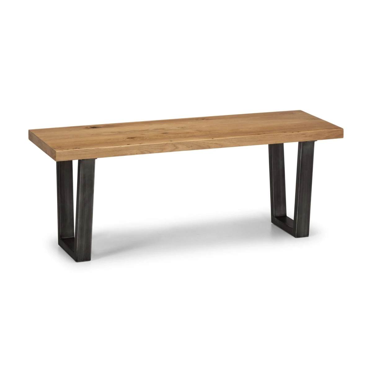 Orleans Oak/Gunmetal Bench