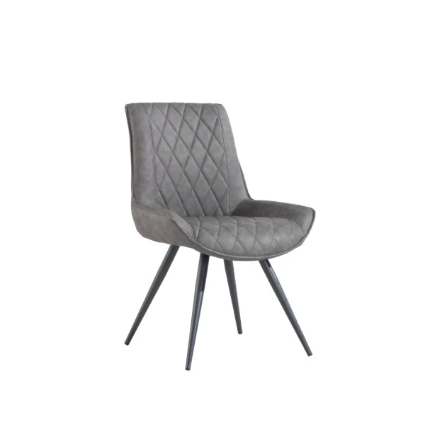 Dunous 2x Grey Dining Chair