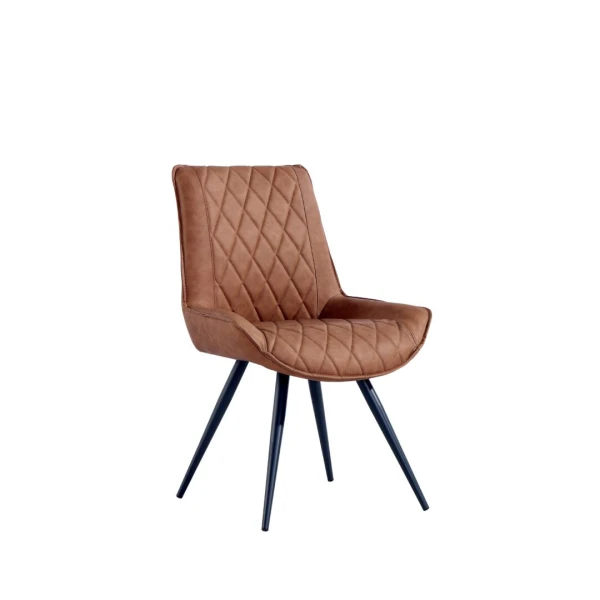 Yiknow 2x Tan Dining Chair