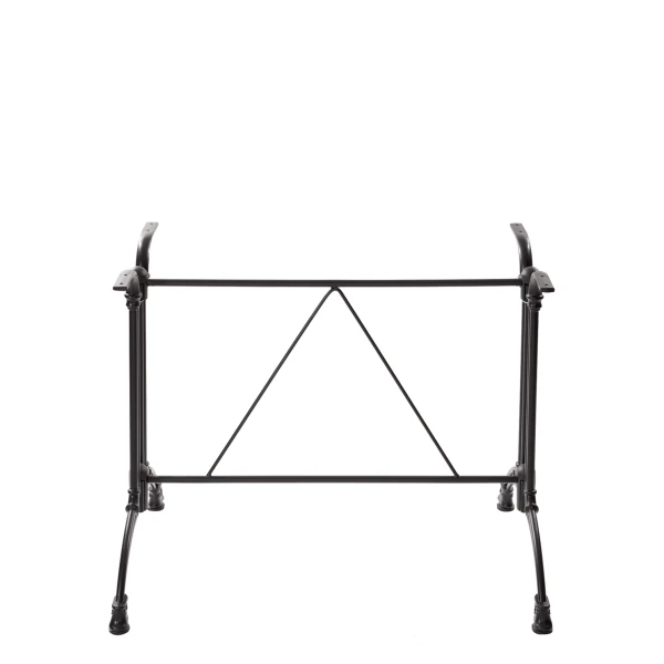 Black Continental Table Base - Twin - 690 Mm