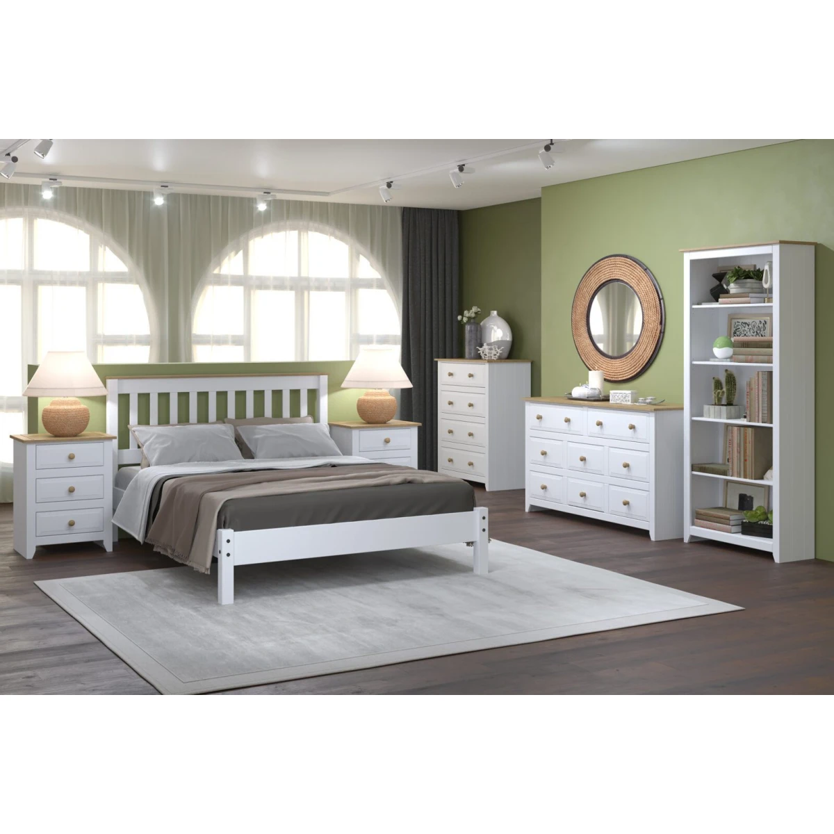 Capson  White 4'6" Slatted Lowend Bedstead - Image 2