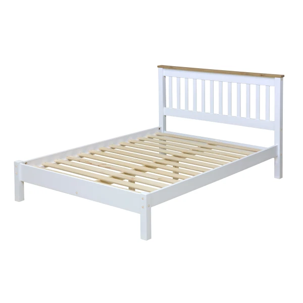 Steak 4'6" slatted lowend bedstead