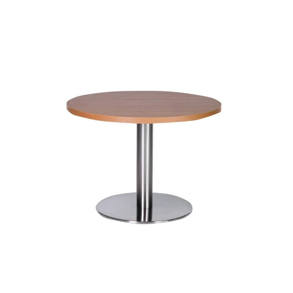 Daniella Round Brushed Table Base Round Laminate Top