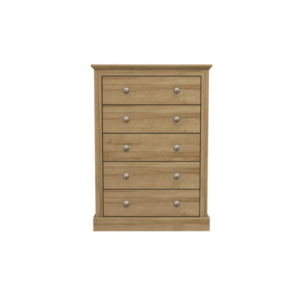 Kent 5 Drawer Chest Oak