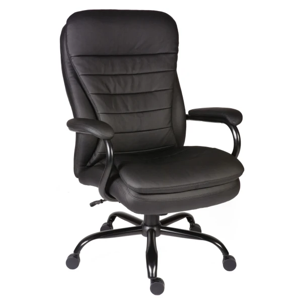 Galio Heavy Duty Computer Office Chair - Leather Faced