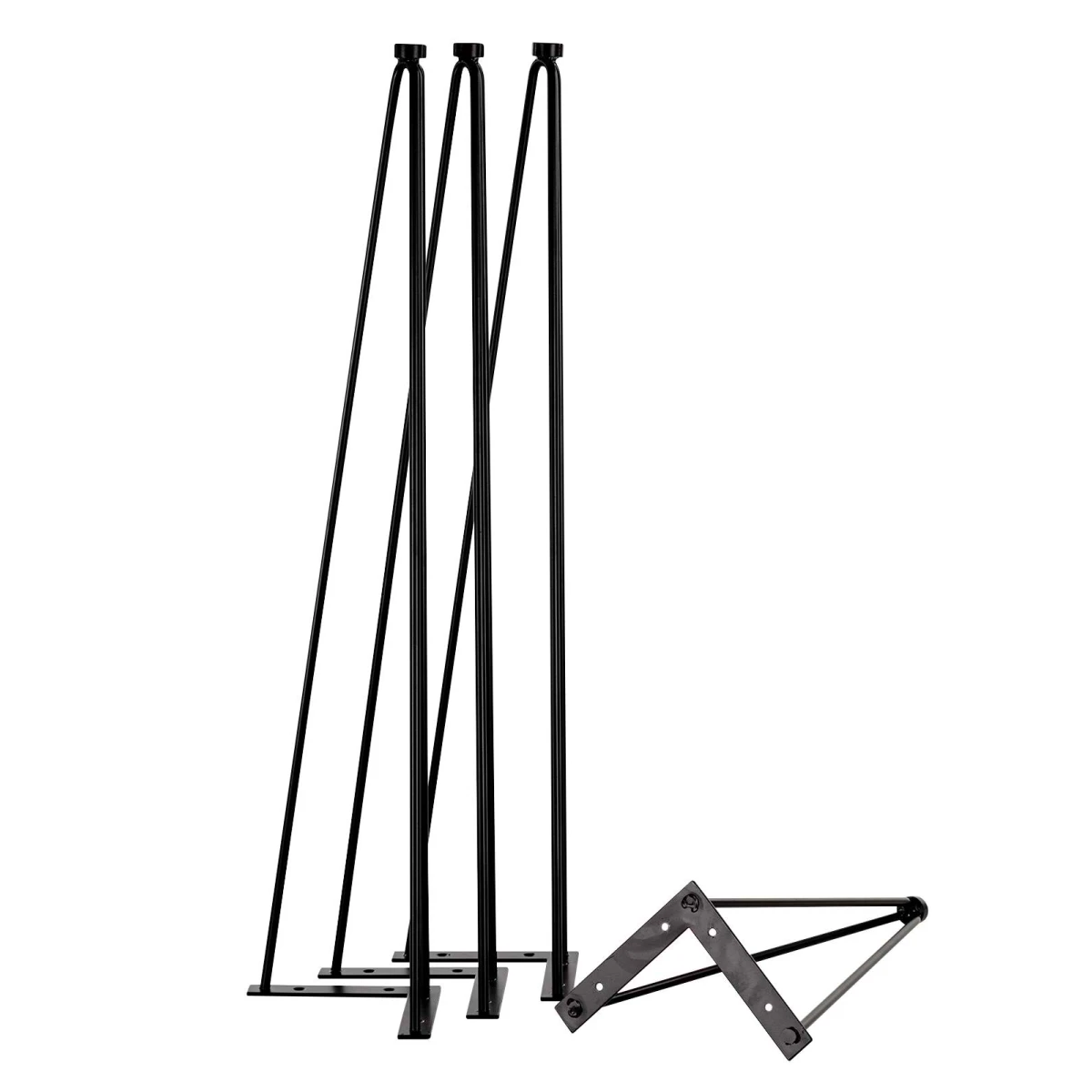 Black Hairpin Leg - Pack Of 4 - Height 730Mm