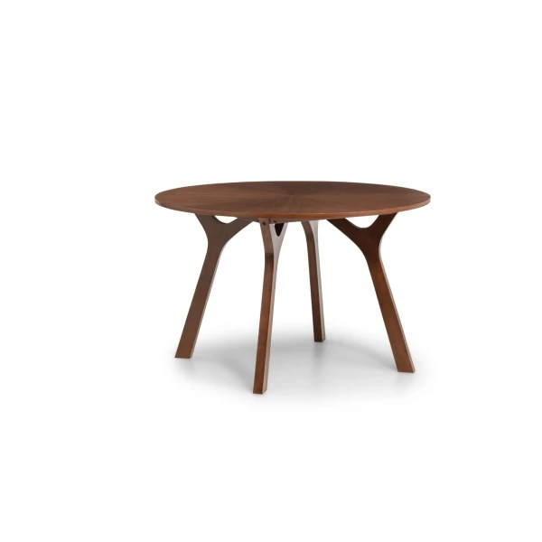 Lux Round Table Walnut