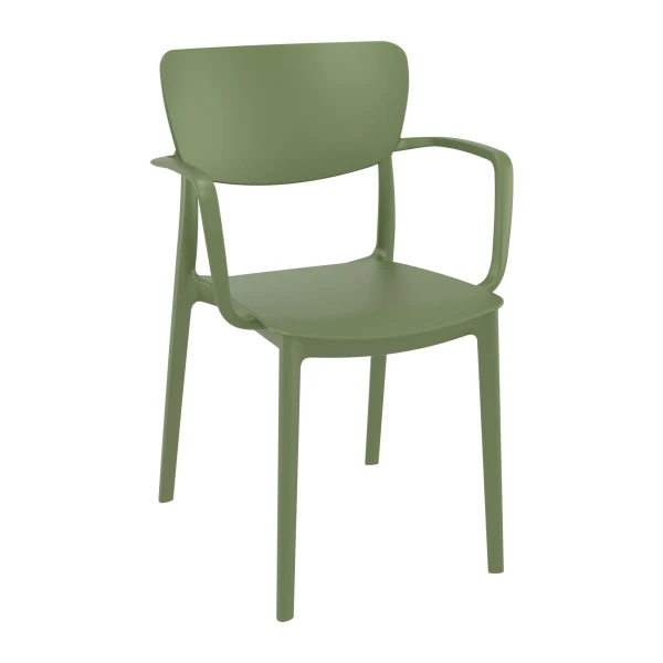 Liss Arm Chair - Olive Green