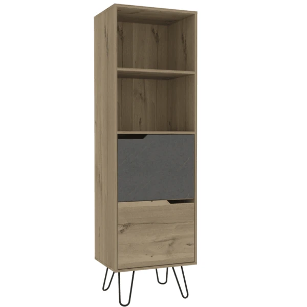 Hatty Tall Bookcase 2 Doors