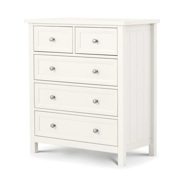Marine 3+2 Drawer Chest - Surf White