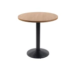 Mayosi Round Coffee Table Base Round Wood Top