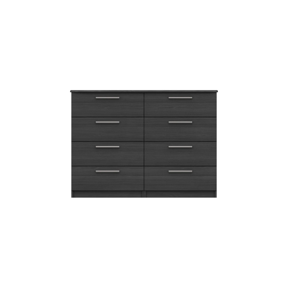 Midas Four Drawer Double Chest - Graphite Woodgrain