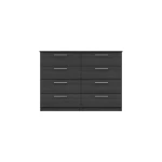 Midas Four Drawer Double Chest - Graphite Woodgrain