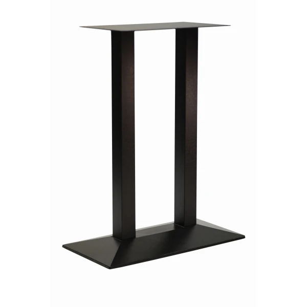 Quadric Cast Twin Pedestal Commercial Bar Table Base