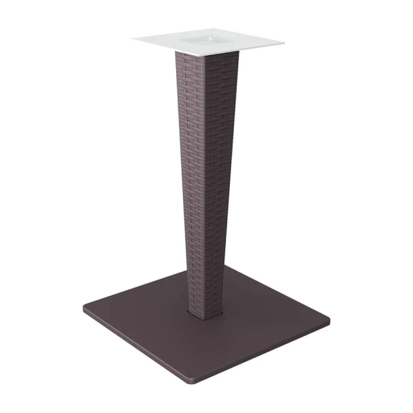 Rova Table Base - Brown Wicker