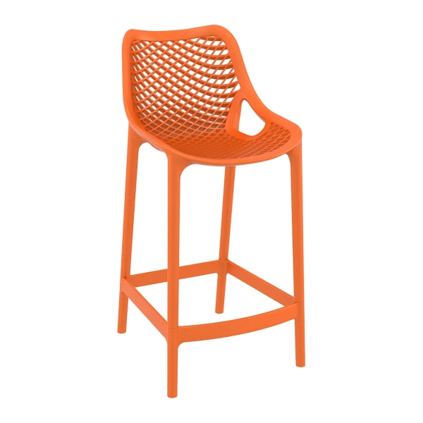 Spyro Mid Height Bar Stool 65 - Orange