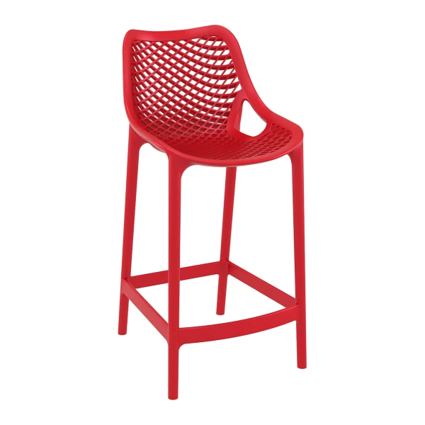 Spyro Mid Height Bar Stool 65 - Red