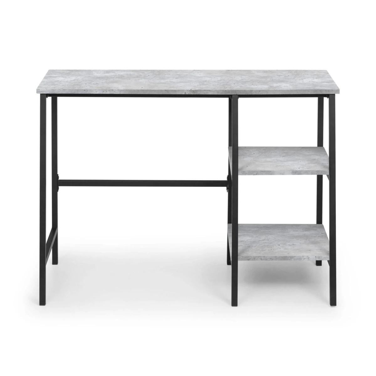 Oyster Desk Concrete/Black