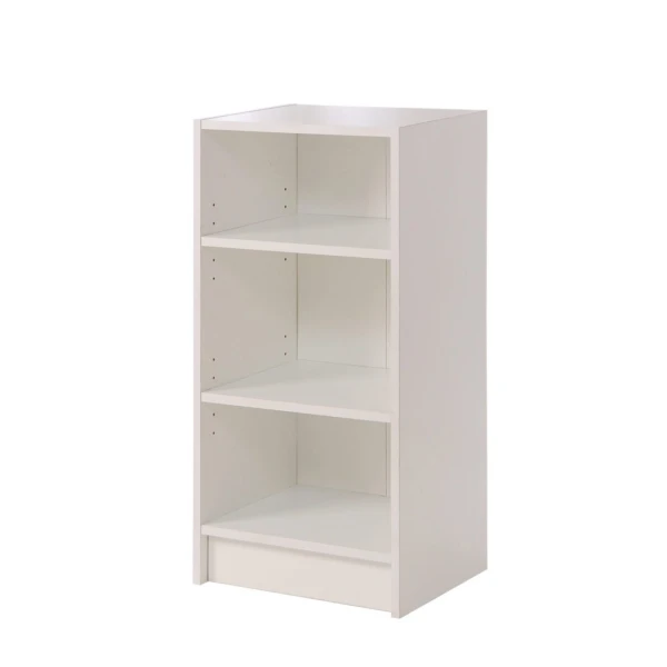 Enantial Small Narrow Bookcase White