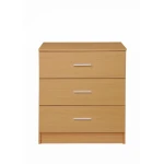 Renio  3 Drawer Chest Beech