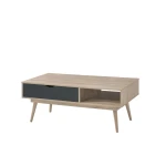 Tallord One Drawer Coffee Table Sonoma Oak & Dark Grey.